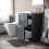 NES Home Merton 500mm Floorstanding Basin Vanity Unit Grey Material MDF 5