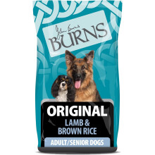Burns Pet Nutrition Hypoallergenic Complete Dry Dog Food Adult and Senior Dog Original Lamb and Brown Rice 2 kg
