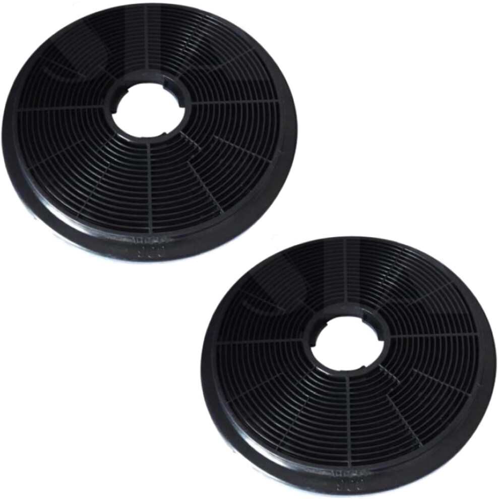 2x CO6 Carbon Re-circulation Filters for SIA Kitchen Cooker Hood Extractor Fans