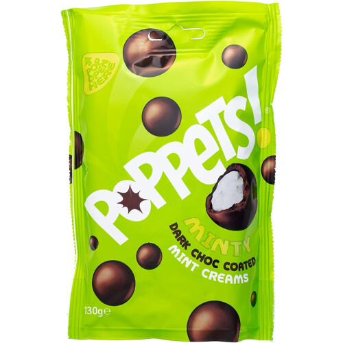 POPPETS MINT POUCH 130G (Pack of 9) 1