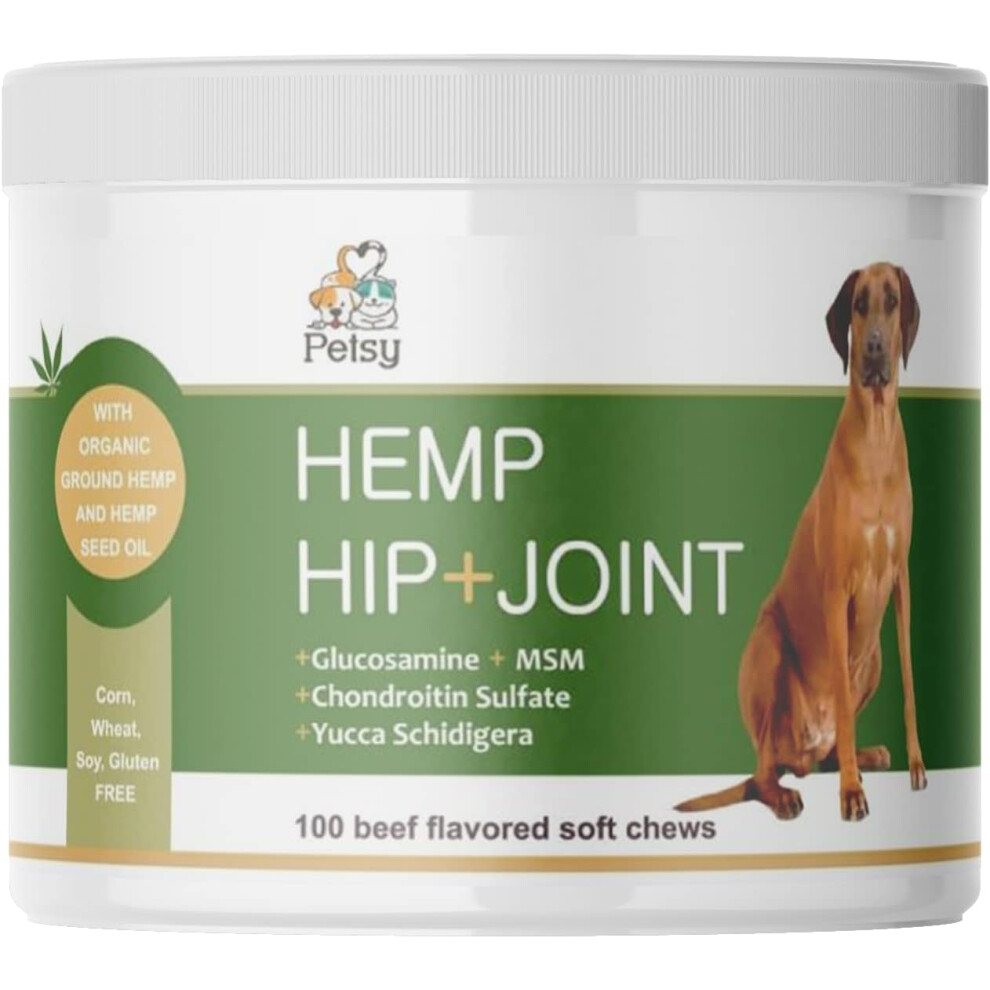 Hip and Joint Supplements for Dogs CALMING Hemp ACTIVE
