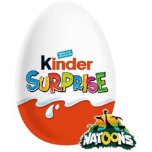 Kinder Surprise Chocolate Easter Egg Natoons 20g Pack Of 12 For Easter