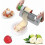 Veggie Sheet Slicer Peeler Cutter Spiralizer Potato Rolls 1