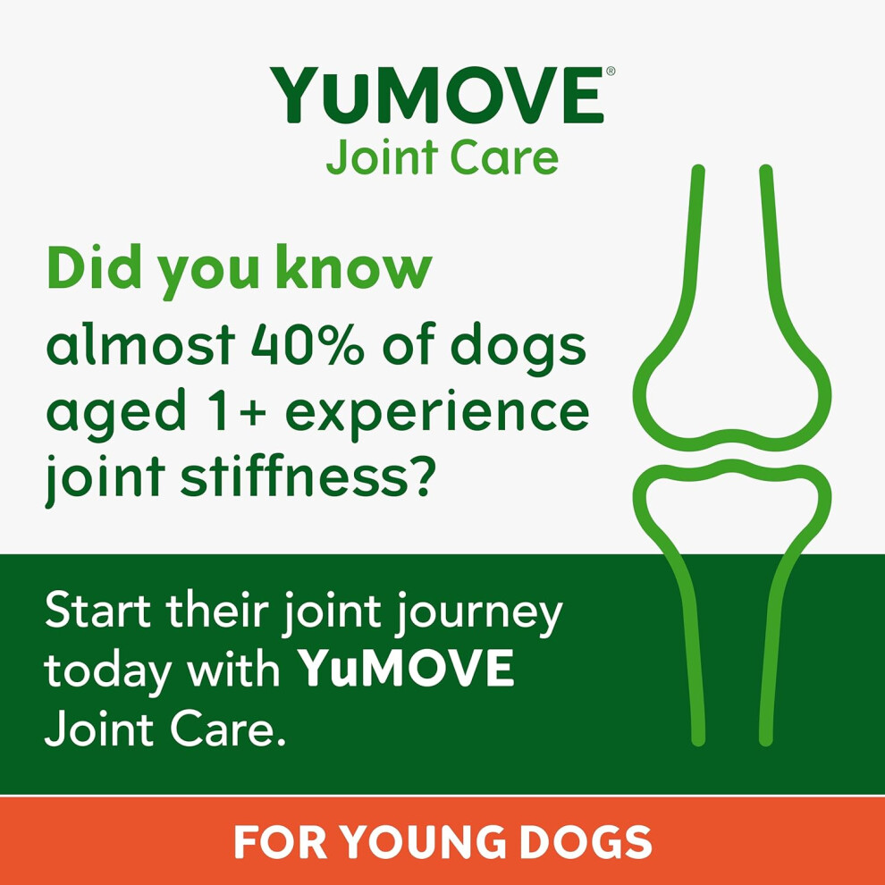 (YuMOVE Daily Bites For Young Dogs | Hip and Joint Supplement for Dogs to Support Active and Growing Joints for Dogs Aged) YuMOVE Daily Bites For Youn