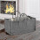 Gray Felt Log Bag(black 1pcs) 2