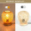 Retro Desk Lamp Bamboo Bedside Lamp Decorative Table Lamp with E27 Socket, for Bedside, Table 4