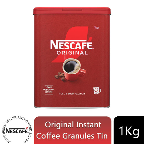 Nescafe Nescafe Original Coffee Granules Tin 1kg