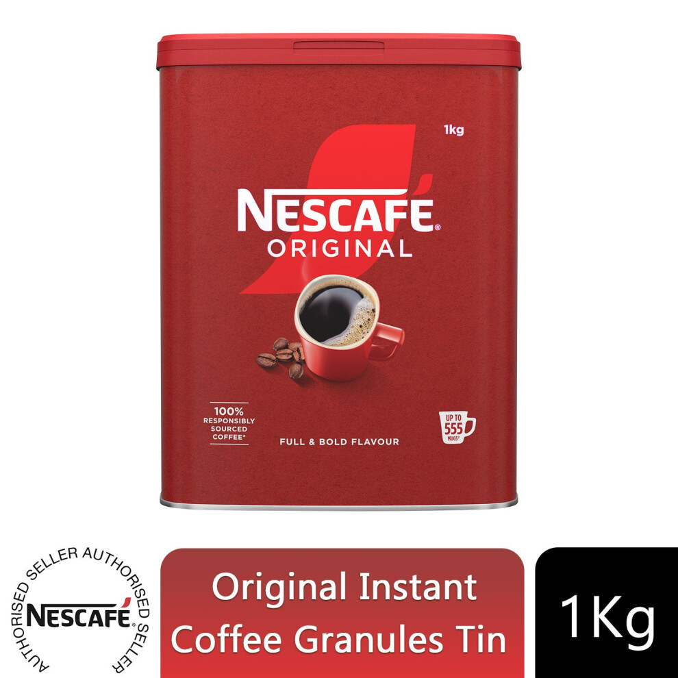 Nescafe Original Coffee Granules Tin 1kg