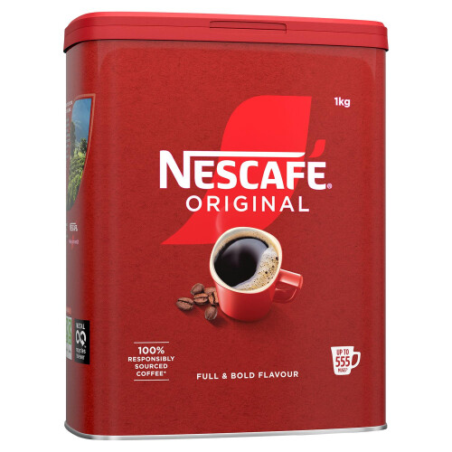 Nescafe Nescafe Original Coffee Granules Tin 1kg 2
