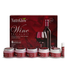 NutriGlow Wine Facial Kit For Radiant Glow, All Skin Types -250g +10ml