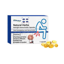 (1Box) Natural Herbal Hemorrhoid Capsules Eliminate Hemorrhoid No Side Effects Capsules For Internal & External Hemorrhoi