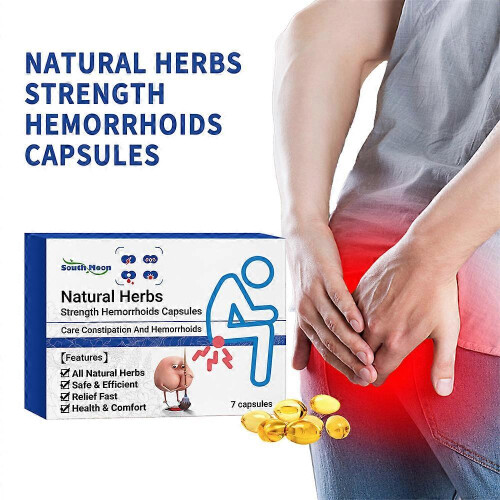 (5Boxes) Natural Herbal Hemorrhoid Capsules Eliminate Hemorrhoid No Side Effects Capsules For Internal & External Hemorrhoi 1