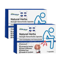 (2Boxes) Natural Herbal Hemorrhoid Capsules Eliminate Hemorrhoid No Side Effects Capsules For Internal & External Hemorrhoi