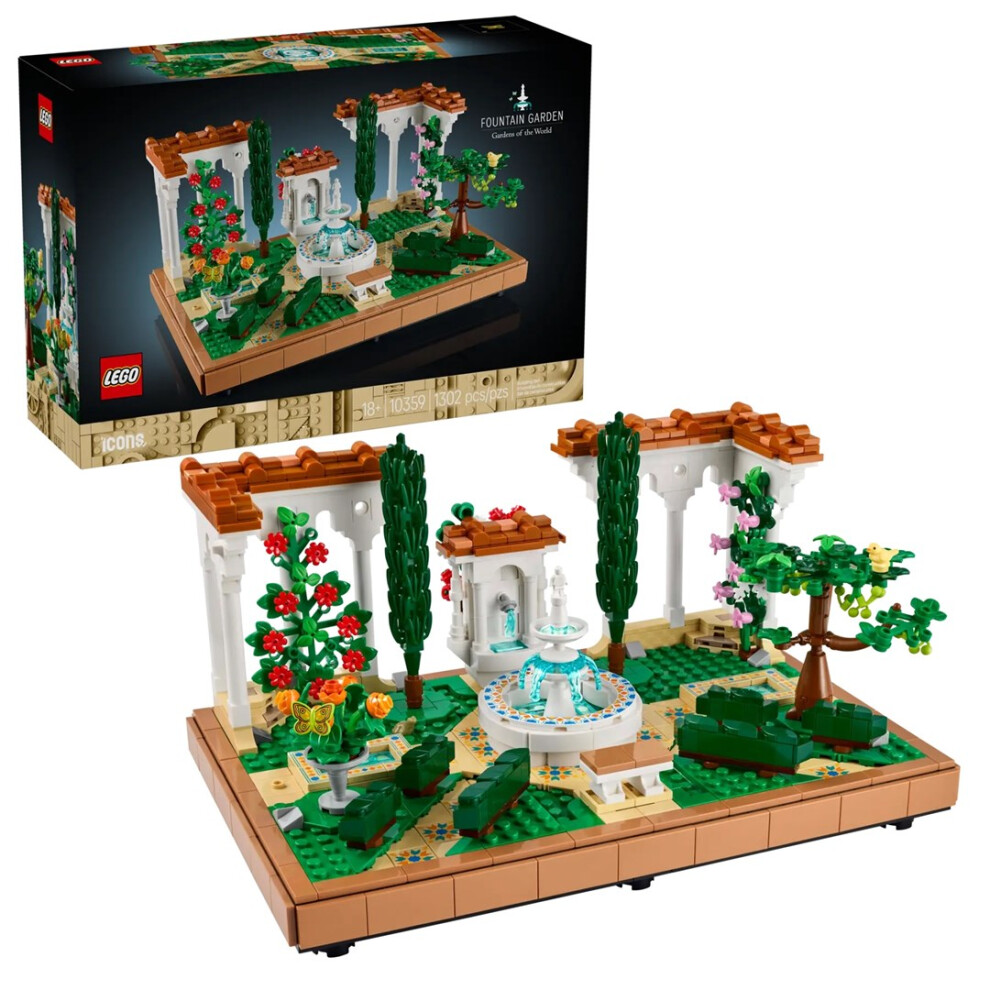 Lego Icons 10359 Fountain Garden - Building Set