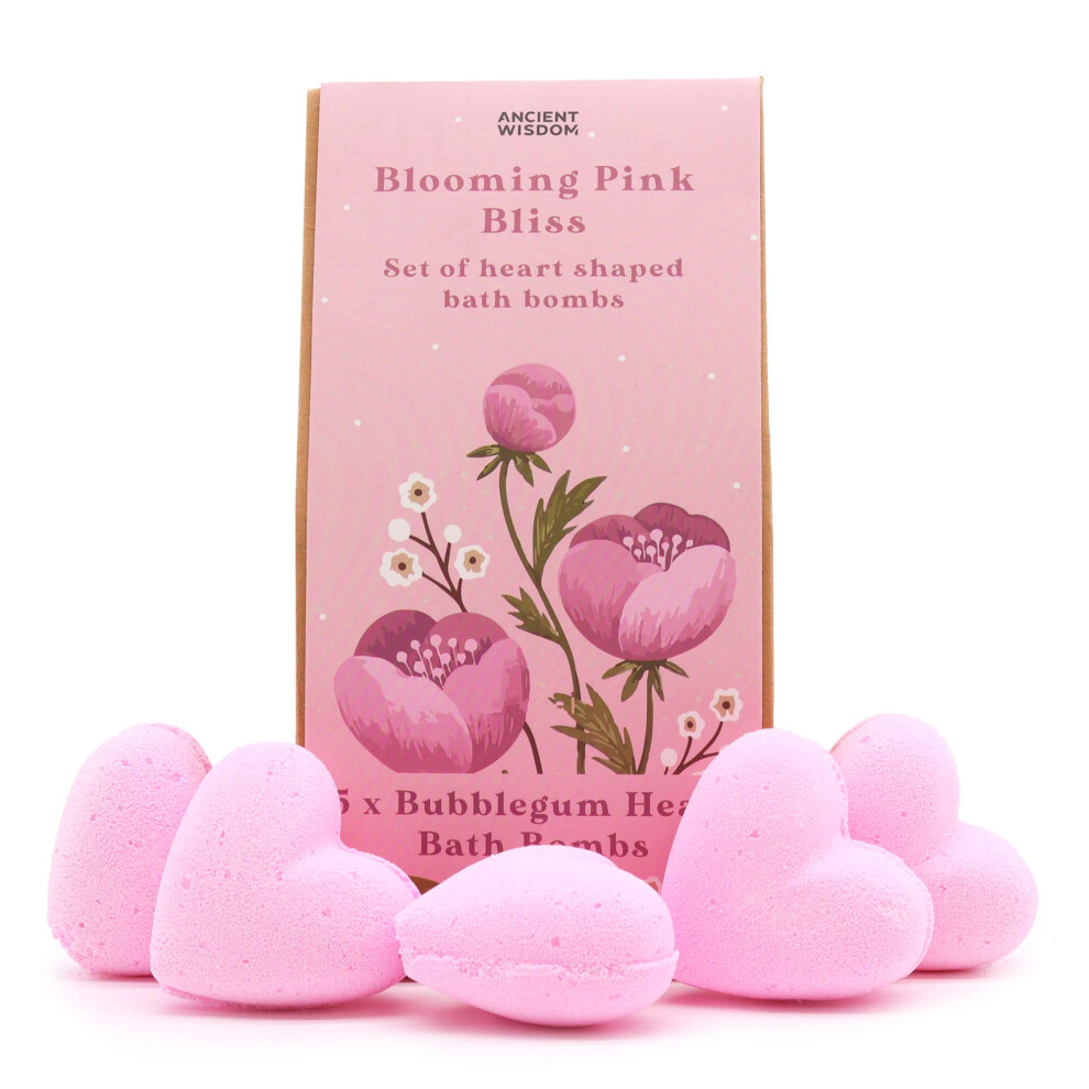 Awd Pink (Blooming Bliss) Heart Bath Bombs Gift Sets