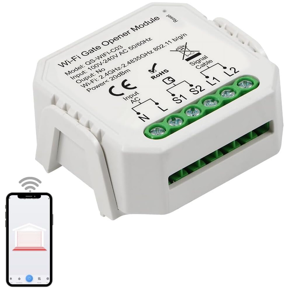 Wi-Fi Gate Opener, Wi-Fi Garage Door Opener, Connect To Existing Gate And Garage Door Openers 8000000007742