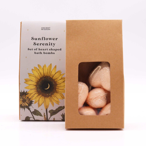 (Sunflower Serenity) Heart Bath Bombs Gift Sets 2