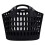 Alpina (Black) Folding Laundry Basket Plastic Space Saving Clothes Washing Hamper 25L 1