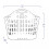 Alpina (White) Folding Laundry Basket Plastic Space Saving Clothes Washing Hamper 25L 3