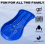 Snow Sledge- Toboggan with rope - Blue 9