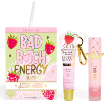 P Louise Bad B*tch Energy Lip Duo Raspberry - Lip Conditioner & Lip Oil for Hydration & Repair