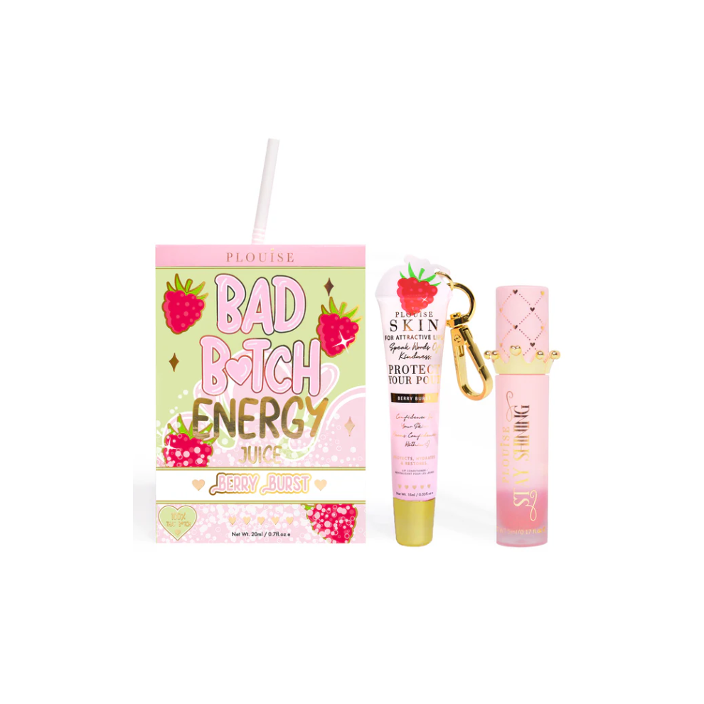P Louise Bad B*tch Energy Lip Duo Raspberry