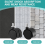 Set of 4 Screw In Caster Wheels - 2 With Lock Function 5