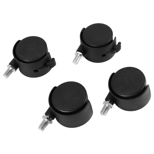 Set of 4 Screw In Caster Wheels - 2 With Lock Function 2