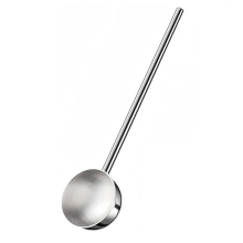Small Soup Ladle Stainless Steel Metal Deep Spoon With Pour Spout