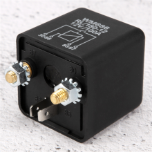 12V 100Amp 4-Pin Heavy Duty AAN/UIT Schakelaar Split Charge Relais Voor Auto Boot Van Zwart