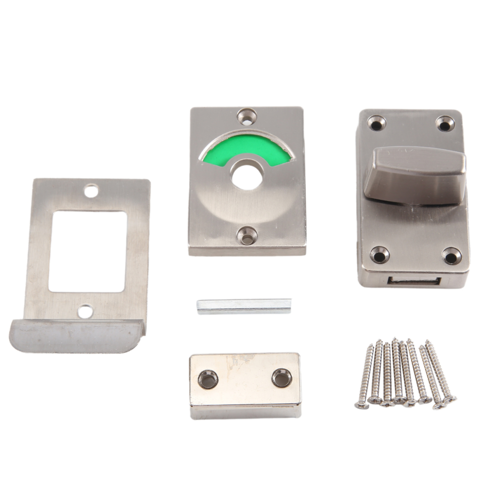 Bathroom Toilet Wc Indicator Privacy Dead Bolt Door Lock Latch Vacant 4851013961408