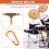 Skin Tuning Key Hook Drum Kit Wrench Tool for Percussion Tuning Tool 6