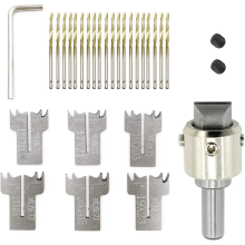 30 PCS Ring Drill Bit Set, 16-21mm Blades Ring Maker Bead Drill Bit