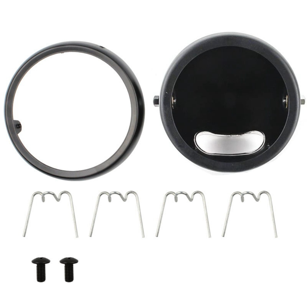 5.75 Inch Motorcycle Headlights Housing For Motorcycle Black 4851013985909