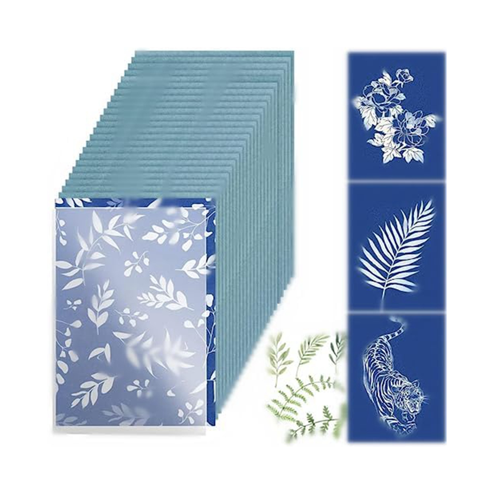 30 Sheets Cyanotype Paper, Sun Art Paper Kit