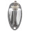 1pcs Boat Guitar Jack 1/4 Inch Jack Plate Socket 6.35mm Chrome Silver 6