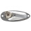 1pcs Boat Guitar Jack 1/4 Inch Jack Plate Socket 6.35mm Chrome Silver 2