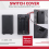 2 x 3 x AAA 4.5V Battery Holder Case Box Wired ON/OFF Switch w Cover 7