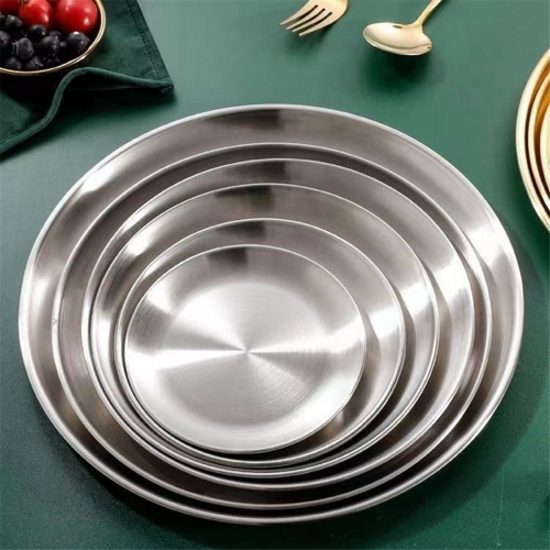 14cm Stainless Steel Bone Spitting Dish Silver Shallow Tray 2