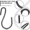 120Pcs 1-Inch Mini S-Shaped Hook, S-Shaped Hook, for Crafts(Black) 3