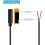 10Pcs 3.5mm Female Jack to Bare Wire Open End 2 Pole Audio Cable 5