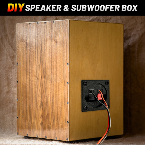 4PCS Speaker Box Terminal Cup, Spring Square Subwoofer Box 2