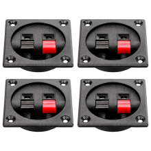 4PCS Speaker Box Terminal Cup, Spring Square Subwoofer Box