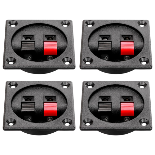 4PCS Speaker Box Terminal Cup, Spring Square Subwoofer Box