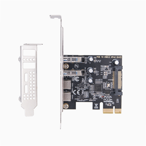 Type C USB 3.2 Gen1 5Gbps PCIE Card Adapter PCI Express Board 1
