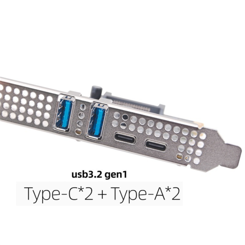 Type C USB 3.2 Gen1 5Gbps PCIE Card Adapter PCI Express Board 2
