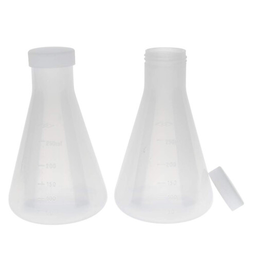 Laboratory Graduated Conical Erlenmeyer Flask,Two Bottles of 250Ml 2