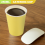 20x Paper Cups Solid Colours Birthday Tableware Catering yellow 4