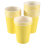 20x Paper Cups Solid Colours Birthday Tableware Catering yellow 3