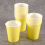 20x Paper Cups Solid Colours Birthday Tableware Catering yellow 5